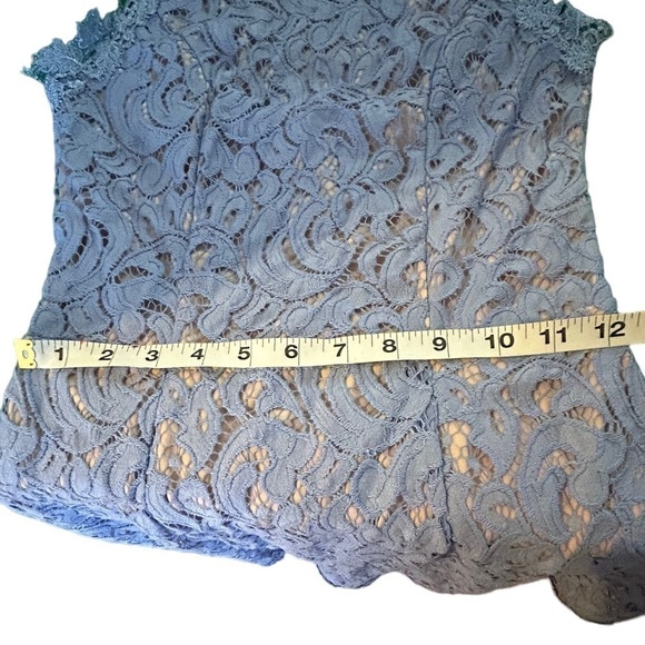 Francesca’s Periwinkle Lace Overlay Dress • Used • Size: Small - Picture 10 of 11